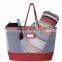print leisure canvas shoulder with colorful shoulder bag jute tote bag