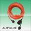 Euro waterproof IP44 schuko plug with socket rubber power cord