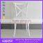 PP Resin Stacking Cross Back Chair H011