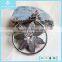 Foreign Trade Natural Agate Druzy Stone Alloy Flower Wreath Pendant Jewelry