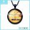 Wholesale Chinese Custom Voyage Painting Metal Pendant