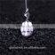 Royal Silver Pendant CZ stones 925 Silver Charm European Jewellery Gift for Party hancraft Charm PETY030