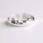 925 Sterling Silver Kawaii Cat Ears Ring Adjustable Ring Fashion Women Ring Jewelry Supplies 6260553