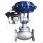 low price v-type PTFE welded gas regulating valve with pneumatic