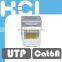 Coated Cat 6A RJ45 UTP Keystone Jack