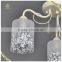 Traditional Beautiful Glass Shade Ceiling Lamp for Home and Hotel, 3 Lights Ceiling Lamp