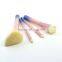 Wholesale beauty supply custom logo makeup brushes beauty travel makeup brush set