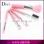 Custom logo makeup brush set for eyeshadow eyebrow eyelash brushes 5 pcs per set