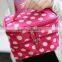 New Style Cute Dot Cosmetic Pouch For Travel with handle