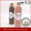 350ML Glass Spice Jar With Woodern Cork Beautiful Raffia Bowknot