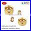 custom brass valve seat auto spare parts hex nuts Machining Service parts