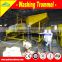 Mobile trommel gold washing machine plant