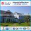 High quality beautiful luxury prefab garden studio/steel structure labor prefab villa