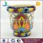 YSfp0001-01 Morden vintage hand print ceramic flower pot