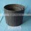 Natural round wooden barrel, wooden cask, wooden bucket