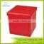 Store More Promotional Unique Black Pu Leather Ottoman Storage