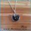 Wholesale 925 Sterling Silver Necklace 10mm Round Pendant Natural Druzy Necklace