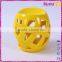 ceramic craft hollow out desgin yellow incense burner