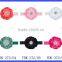 fashion baby hair accessories crochet band with flower baby elastic headband