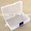 Clear Component parts Kits Plastic Storage box Case without Compartment