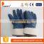 Hot Sale Blue Nitrile Dots Gloves With Safety Cuff Working Gloves From Ddsafety