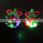 new design christmas light up led fancy earrings for party girls