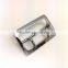 Solid Brass Center Bar Buckle with double prong, Chrome Plate Solid Brass Material belt buckle