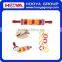 Plastic Rolling Pin with 9 Biscuit Cutters