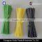 Hot sell Precut PET decorative plastic coated twist tie / binding ties