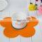 Custom silicone coasters food grade silicon different flower shape coaster