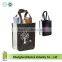 Black Glossy Laminated Non-Woven Shopping Bags