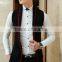 wholesale 100% acrylic navy blue cable knitted sleeveless vest sweater