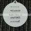2017 high quality custom white cardboard paper hang tags for garments