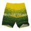 100% polyester microfiber contrast color boardshorts/Men' s shorts/ swimming trunk