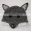 Crochet Knitting Winter Animal Fox Ears Hat
