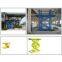 Stationary scissor hydraulic lift platform for  aerial pipeline