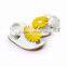 Wholesale Baby Summer Shoes Gold Flower Moccasins Genuine Leather Baby Shoes Baby Moccasins Rubber Shoe Sole