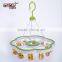 plastic hanger with 12 cartoon clips,tiny clothes hanger for socks