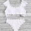 Special Zigzag Sleeve Textured Bikini Women High Cut Bikini Swimwear