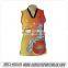 sublimation custom made basketball jersey color orange