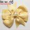 Hot sale Beautiful Grosgrain Bowknot Duckbill Hairpin Hair Clip For Kids