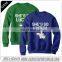 2017 new cheap and fashion custom man crew neck sweatshirt