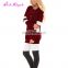 Paypal Accept wine red long sleeves o neck ladies western women tops chinese blouse