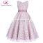 Grace Karin Latest Design Sleeveless V-Neck Beige Lace Flower Girl Dress Small Girls Dress Up Games For Girls CL008938-6