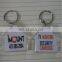 Hot Sell Cheap Custom Acrylic Square Plastic Keychain Blank