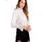 Lotus long Sleeve Pure Color Ladies' Shirt