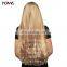 Wholesale fashion body wave hair extensions blonde 613 100% brazilian virgin hair extension clip in human hair