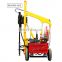 Factory directly Full hydraulic 4 wheels guardrail pile driver