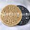 New design 38cm diameter felt place mat and eco-friendly feature dining table mat for restaurant