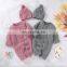 Knitted Baby Clothes Newborn Autumn Winter Baby Girl Romper Clothes With Hat Baby Jumpsuit
